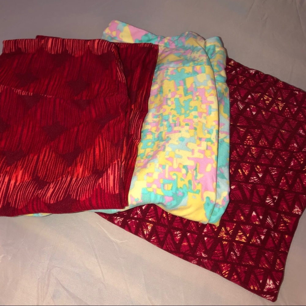 3 pair of LuLaRoe OS Leggings